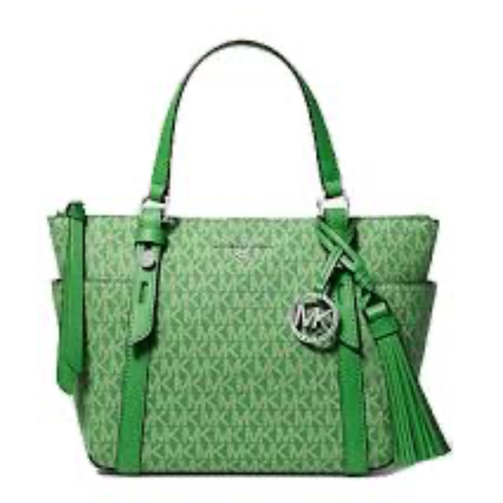 Michael Kors Sullivan Logo Convertible Top Zip Tote. - Picture 2 of 9